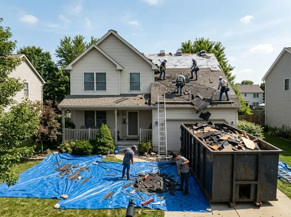 roof-replacement-debris-remova-004 — frequently asked questions, Cheapest Dumpster Rentals in Roanoke, AL